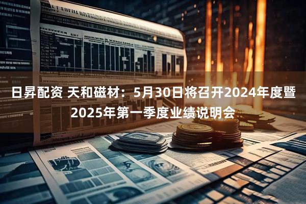 日昇配资 天和磁材：5月30日将召开2024年度暨2025年第一季度业绩说明会