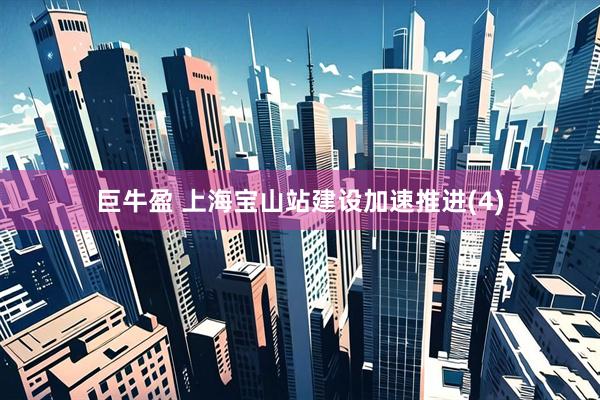 巨牛盈 上海宝山站建设加速推进(4)